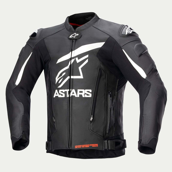 Alpinestars - GP Plus R V4 Black/White Airflow Leather Jacket