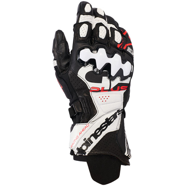 Alpinestars - GP Plus R V3 White/Black/Red Leather Gloves