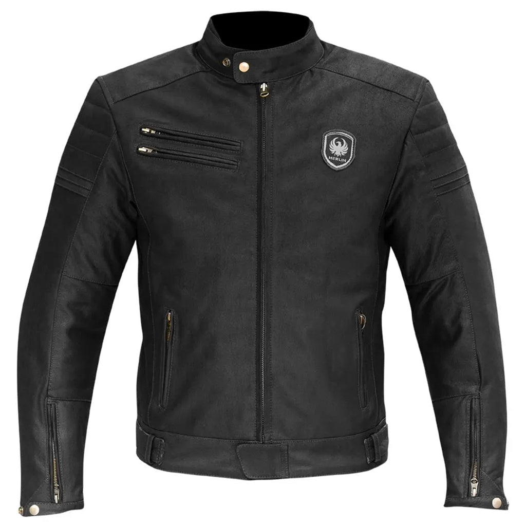 Merlin - Alton Black Leather Jacket