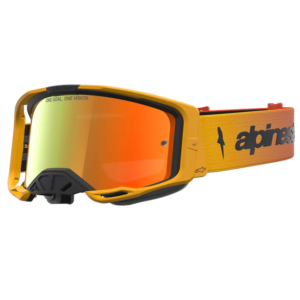 Alpinestars - Vision 8 Amber Fire Red/Black Mirror Lens Goggle