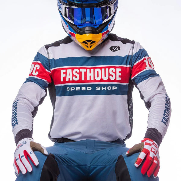 Fasthouse - Grindhouse Analogue Vintage White/Black Jersey