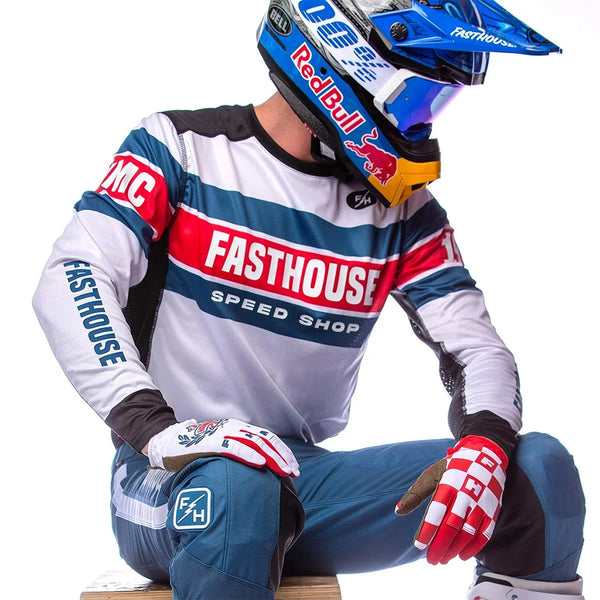 Fasthouse - Grindhouse Analogue Vintage White/Black Jersey