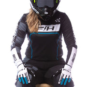 Fasthouse - Womens Grindhouse Pro Apex Black/Electric Blue Jersey