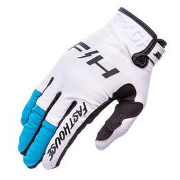 Fasthouse - Grindhouse Pro Apex White/Electric Blue Glove