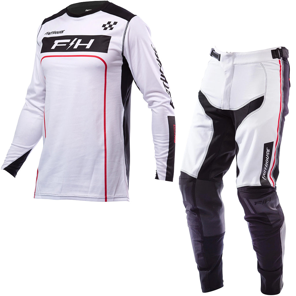Fasthouse - Grindhouse Pro Apex White/Red MX Combo
