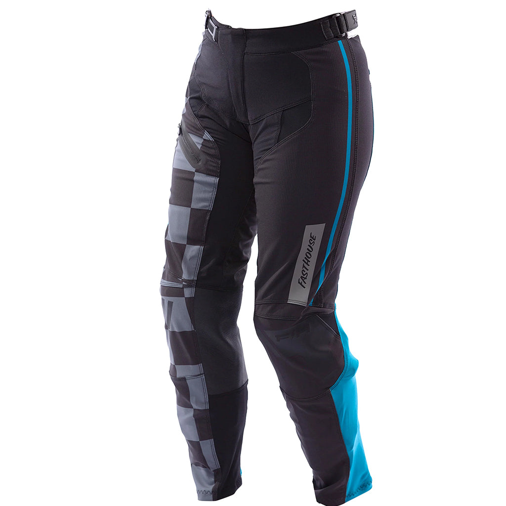 Fasthouse - Womens Grindhouse Pro Apex Black/Electric Blue Pant