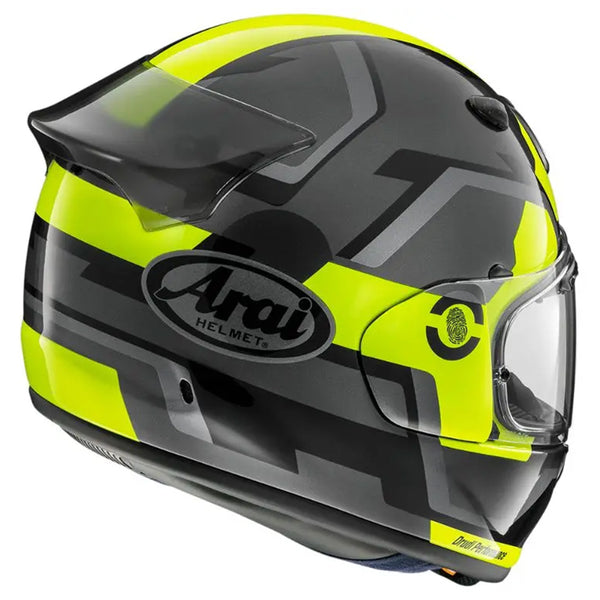 Arai - Quantic Face Grey/Yellow Helmet
