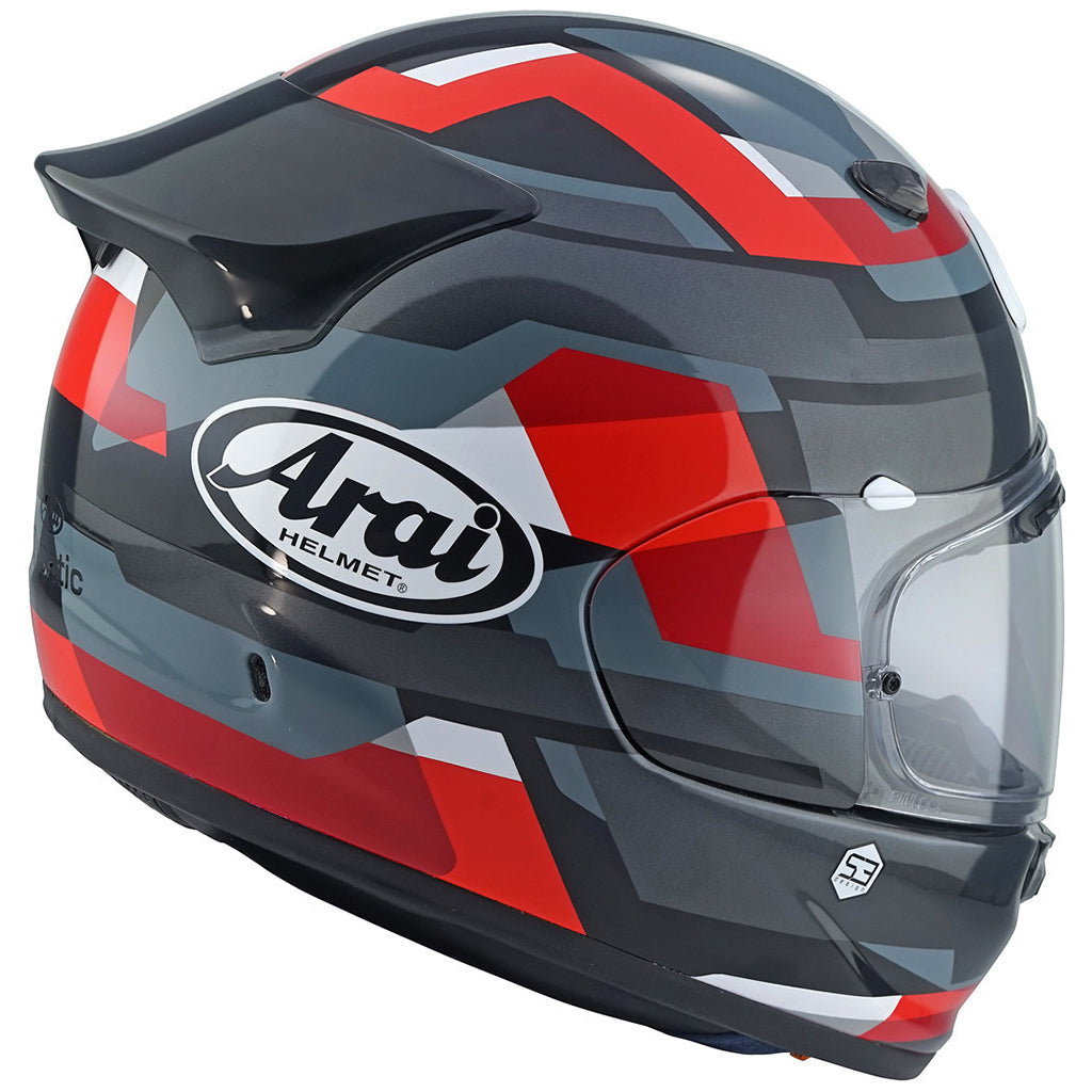 Arai - Quantic Abstract Red Helmet