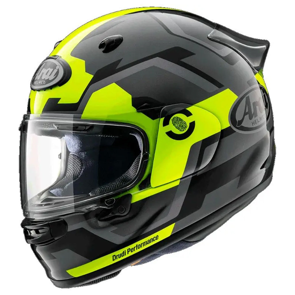 Arai - Quantic Face Grey/Yellow Helmet
