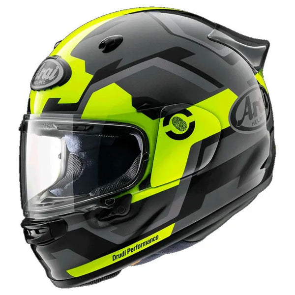 Arai - Quantic Face Grey/Yellow Helmet