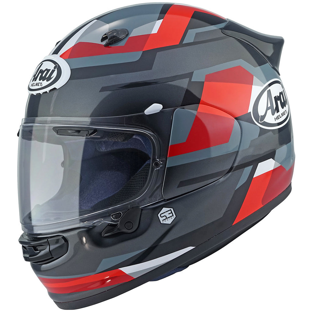 Arai - Quantic Abstract Red Helmet