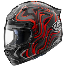 Arai - Quantic Swirl Black/Red Helmet