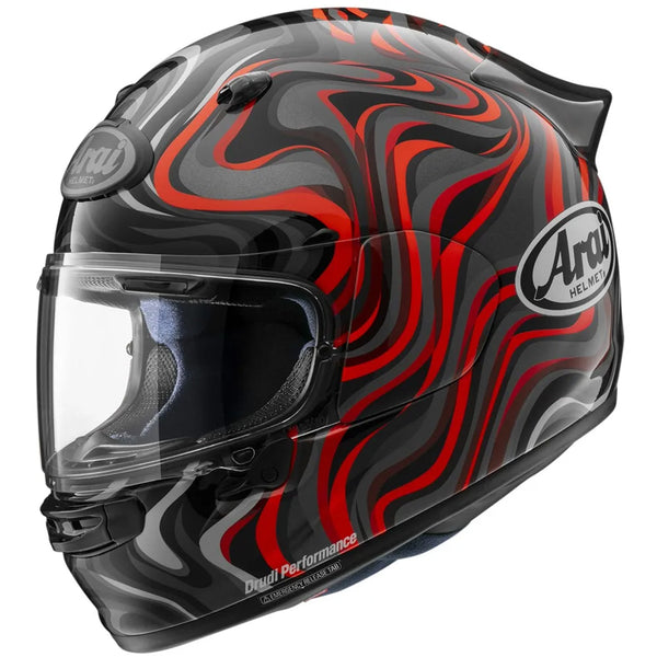 Arai - Quantic Swirl Black/Red Helmet