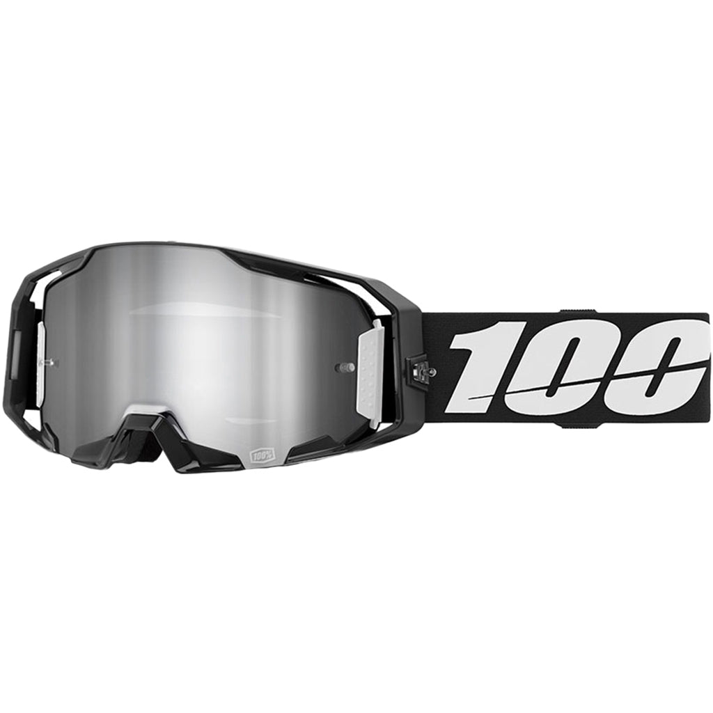 100% - Armatic Black/White Mirrored Lens Goggle