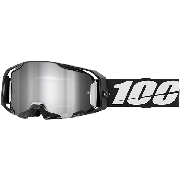 100% - Armatic Black/White Mirrored Lens Goggle