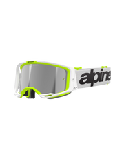 Alpinestars - Vision 8 Wordmark White/Yellow Mirror Lens Goggle