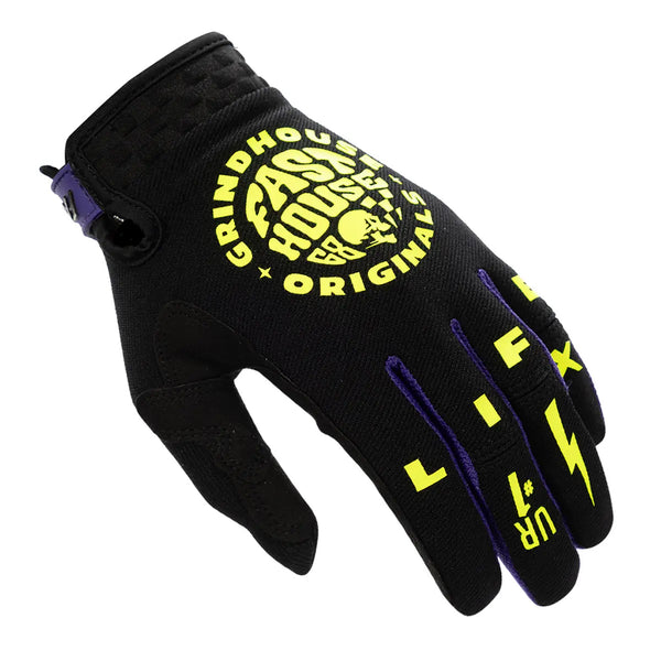 Fasthouse - Youth Speed Style Atomic Hi Viz/Black Gloves
