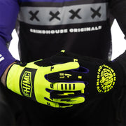 Fasthouse - Youth Speed Style Atomic Hi Viz/Black Gloves