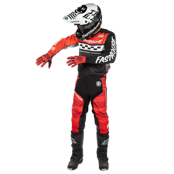 Fasthouse - Grindhouse Atomic Racing Red/Black MX Combo
