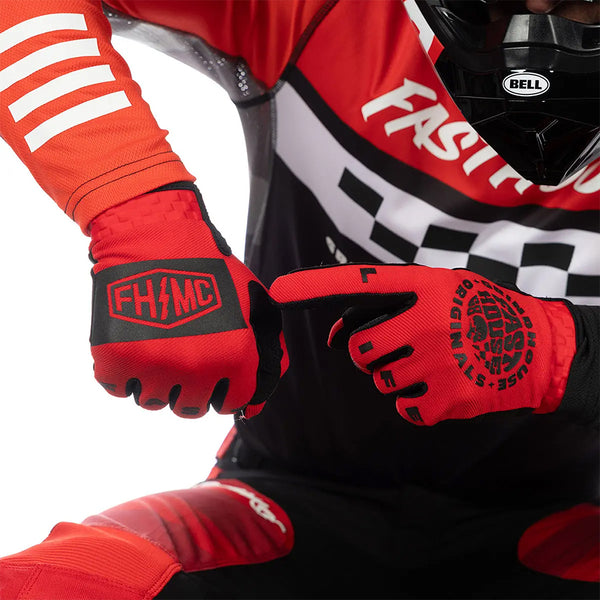 Fasthouse - Speed Style Atomic Racing Red Gloves