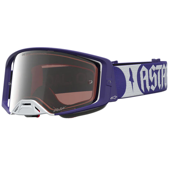 Alpinestars - Supertech Atrox Deep Blue/White Mirror Lens Goggle