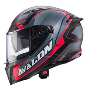 Caberg - Avalon X Optic Matt Black/Grey/Red Helmet