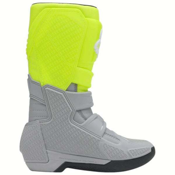 Fox - 2027 Youth Comp Yellow/Grey MX Boots