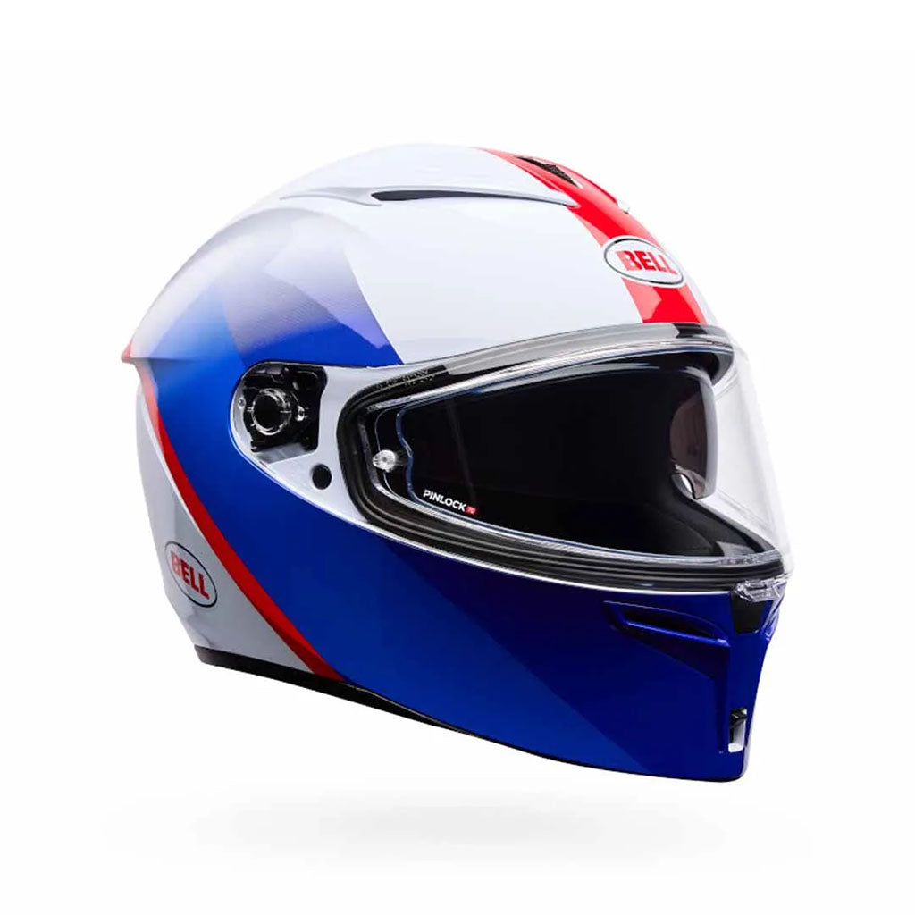 Bell - Lithium MIPS Bash White/Blue Full Face Helmet