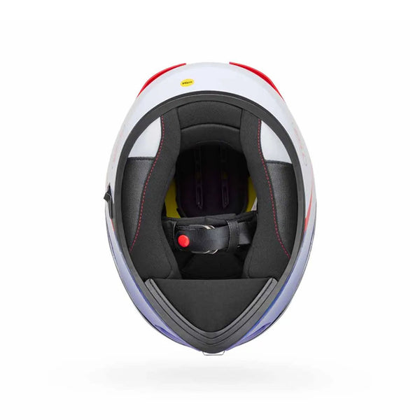 Bell - Lithium MIPS Bash White/Blue Full Face Helmet