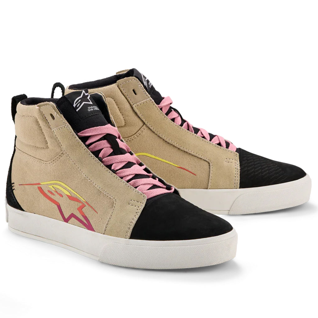 Alpinestars - Ride 63 Beige/Black/White Canvas Ride Shoes