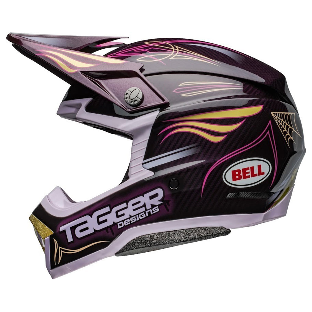 Bell - Moto-10 Spherical Tagger Haze Purple/Gold Helmet