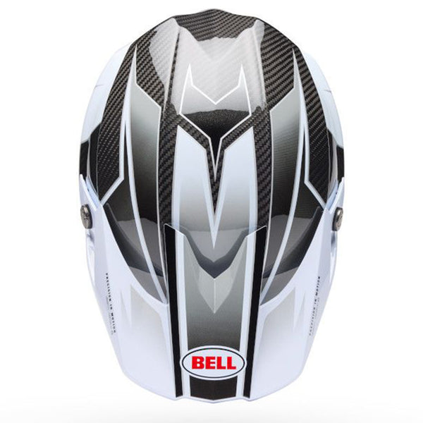 Bell - 2026 Moto 10 Spherical Grid White/Black Helmet
