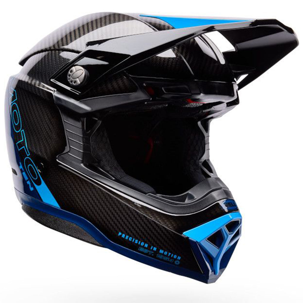 bell flip up helmet australia Bell - 2026 Moto 10 Spherical Strike Blue Helmet