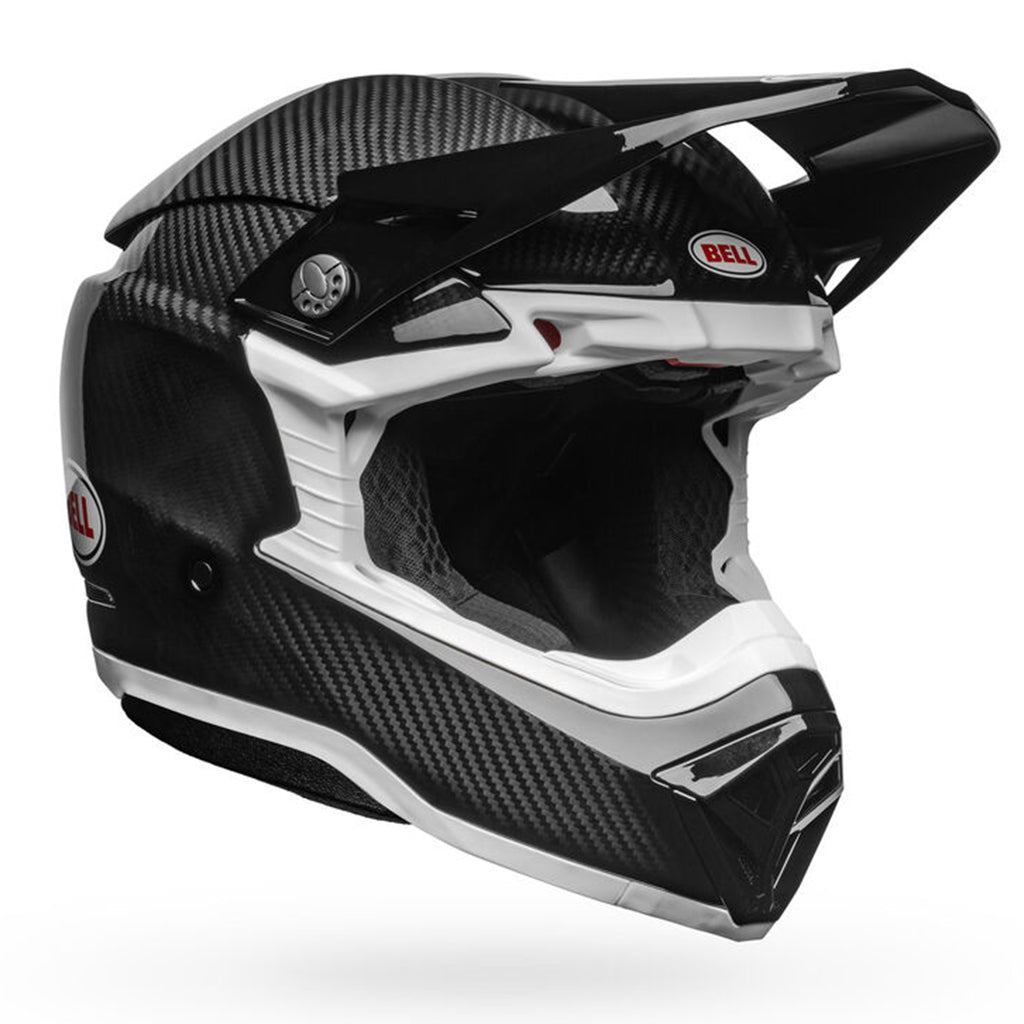 Bell - 2025 Moto 10 Spherical Black/White Helmet