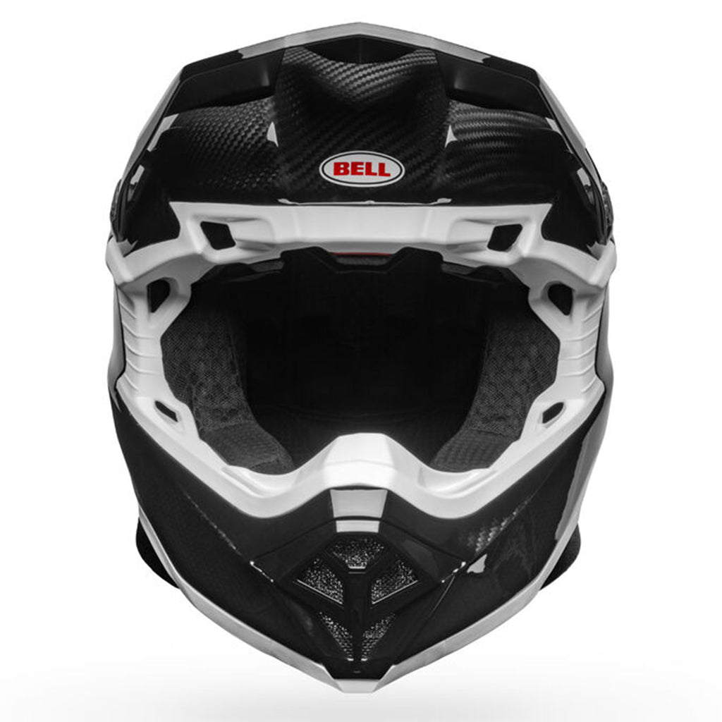 Bell - 2025 Moto 10 Spherical Black/White Helmet