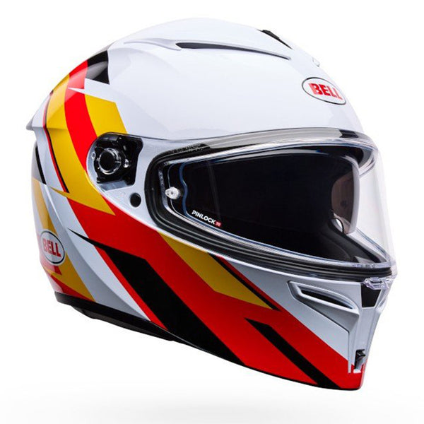 Bell - Lithium Nova White/Red Full Face Helmet