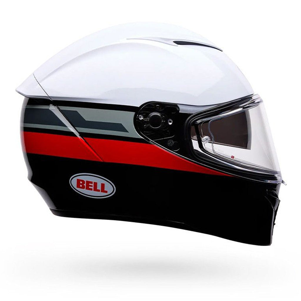 Bell - Lithium Motion White/Red Full Face Helmet