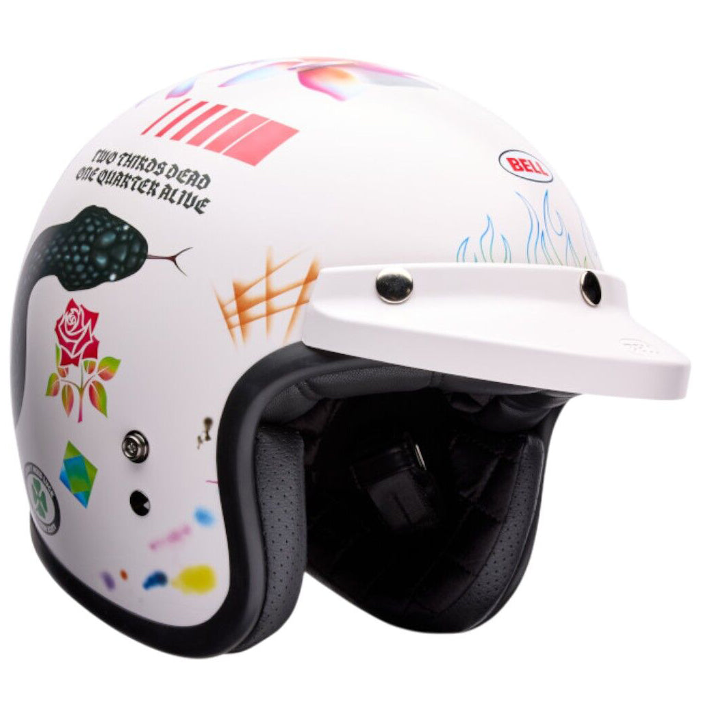 Bell - Custom 500 Deathspray Two Thirds Open Face Helmet