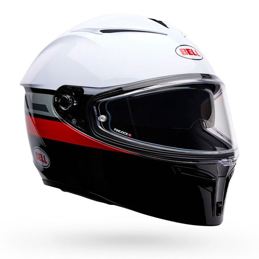 Bell - Lithium Motion White/Red Full Face Helmet