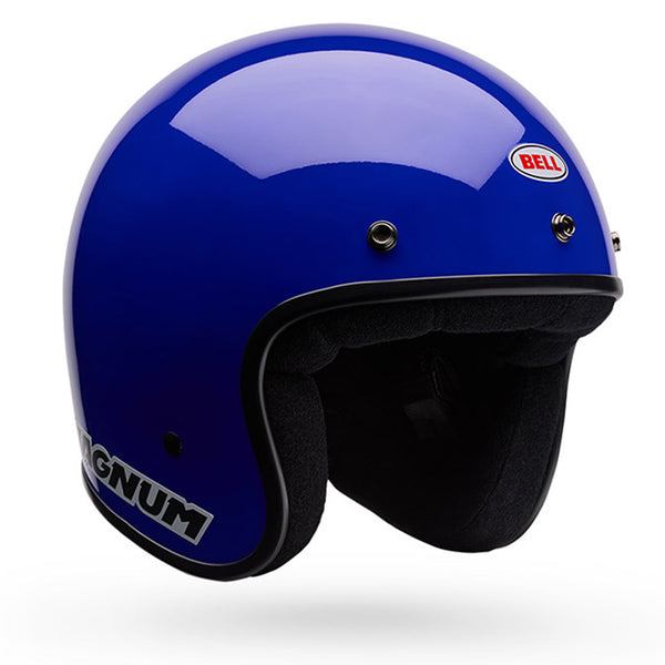 Bell - Magnum Solid Blue Open Face Helmet