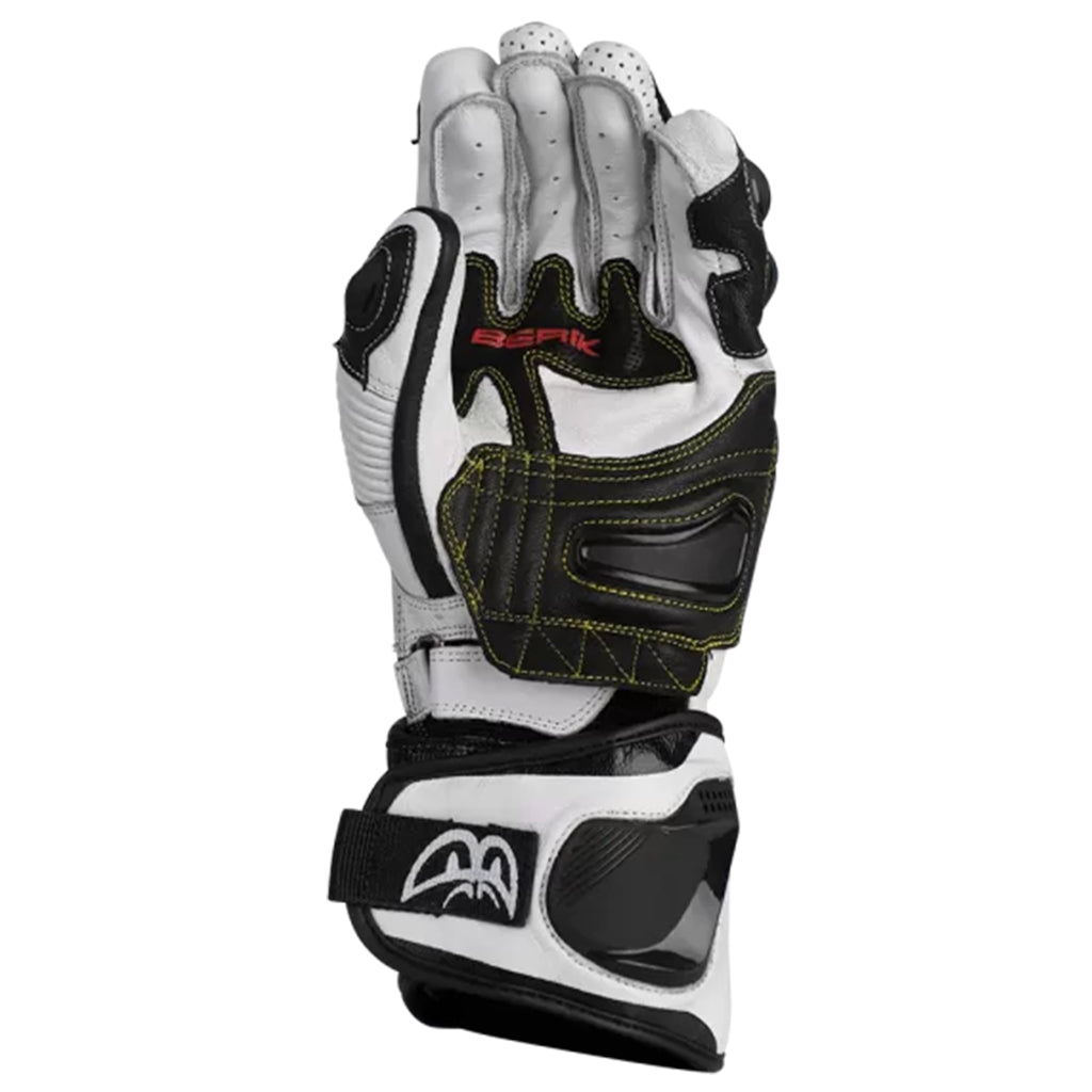 Berik - Trax Black/White Leather Gloves