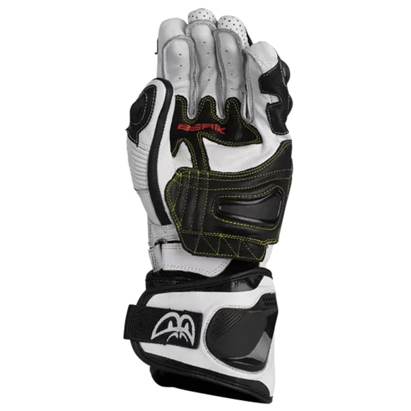 Berik - Trax Black/White Leather Gloves