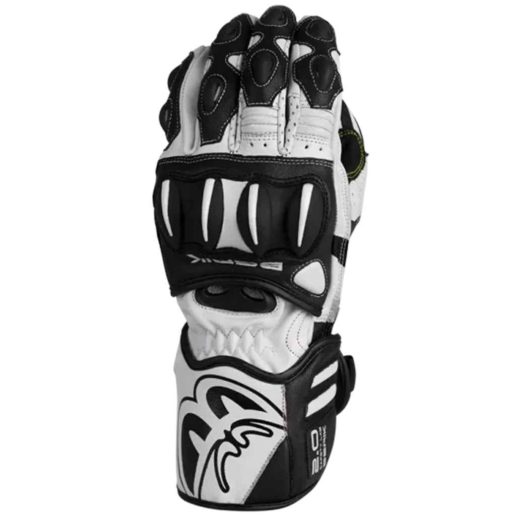 Berik - Trax Black/White Leather Gloves