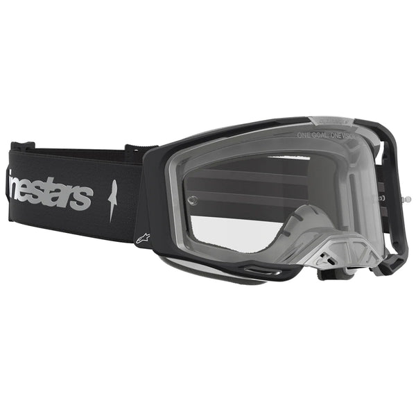 Alpinestars - Vision 8 Amber Black/Silver Clear Lens Goggle