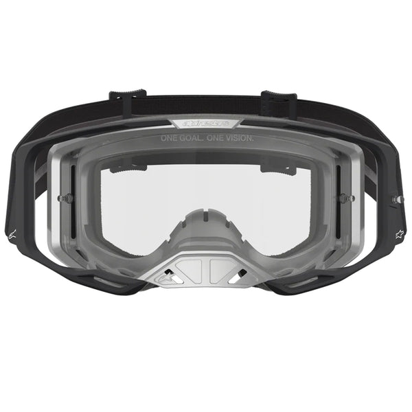 Alpinestars - Vision 8 Amber Black/Silver Clear Lens Goggle