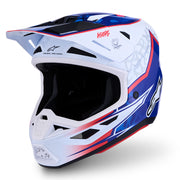 Alpinestars - SM7 Blaster White/Blue/Red Helmet