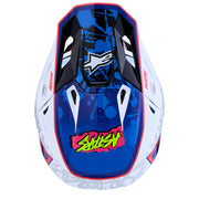 Alpinestars - SM7 Blaster White/Blue/Red Helmet