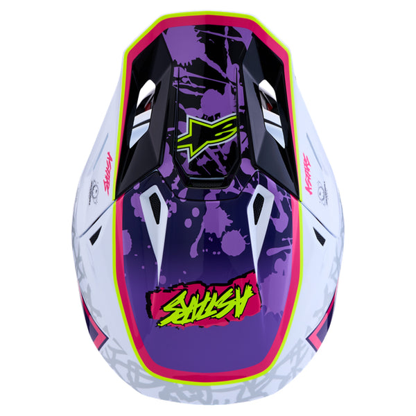 Alpinestars - SM7 Blaster Purple/Pink/White Helmet