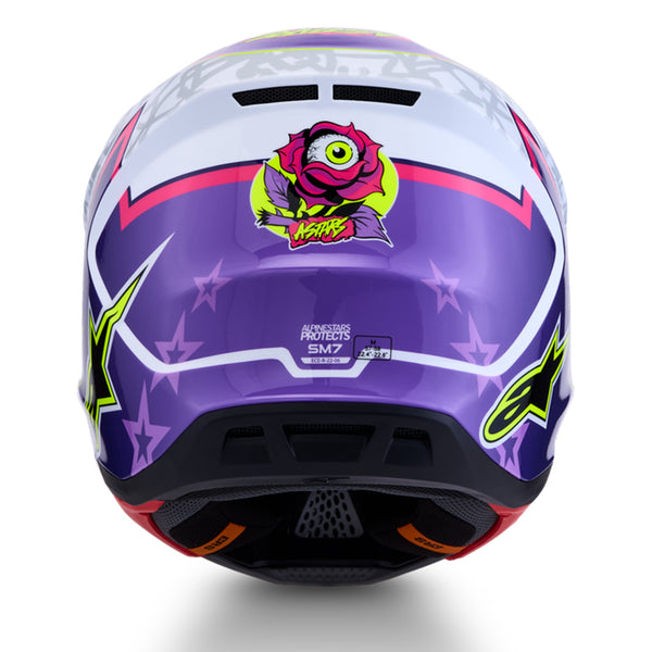 Alpinestars - SM7 Blaster Purple/Pink/White Helmet