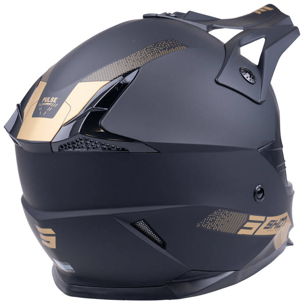 Shot - 2026 Pulse Element Matt Gold Helmet